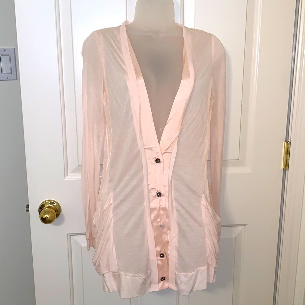 NWT light pink cardigan. Size small